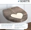 SCHÜTTE WC sedátko WOOD HEART, Duroplastové WC sedátko s Náhled obrázku produktu 2