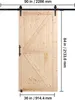 Kit de porte de grange et de matériel SucceBuy, porte Voir les images du produit 8