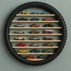 Wandregal 50cm Reifen Design Handmade Hot Wheels Matchbox Produktbild-Vorschau 1
