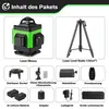 Laser lignes croisées vert 16 lignes 4 x 360° Niveau à Voir les images du produit 12