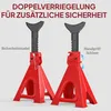 HOMCOM Cavallo di sostegno, portata 6 tonnellate, 2 pezzi, Anteprima dell’immagine prodotto 5
