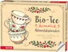 A festive advent calendar box designed for tea, featuring illustrations of teacups and decorative elements. Produktbild-Vorschau