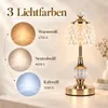 2er Set LED Tischlampen, 3 Lichtfarben 2000-6000K, Touch Produktbild-Vorschau 2