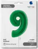 Grote folieballon met cijfer, 40 inch/102 cm | Groen, Productafbeelding-voorbeeld 3