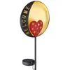 LED Solar Steckleuchte, Welcome, H 78,5 cm Produktbild-Vorschau 8