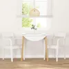 vidaXL Chaises de salle à manger 2 pcs. Blanc Bois massif Voir les images du produit 3