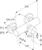 Kludi Bozz Miscelatore monocomando per doccia DN15, Anteprima dell’immagine prodotto 6