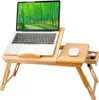 Bambus Laptoptisch Betttablett mit Leseklappe Klapptisch Produktbild-Vorschau 1