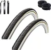 2 x Schwalbe Delta Cruiser K-Guard Fahrradreifen Weißwand Produktbild-Vorschau 1