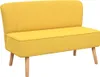 A yellow sofa on a white background. Náhľad obrázku produktu