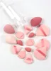 Ein Set rosa Make-up-Schwämme in einem Mixbecher und Produktbild-Vorschau 4
