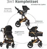 BRONEA® EXQUISE 2.0 Kombi-Kinderwagen 3-in-1 mit MATRATZE & Produktbild-Vorschau 3