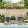 vidaXL Parasol en bambou avec toit en feuilles de bananier Voir les images du produit 1