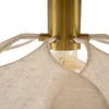 Olucia – NENA – Deckenleuchte – Beige / Messing Produktbild-Vorschau 6