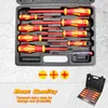9 tlg VDE Isolierter Schraubendreher set, Schraubenzieher Produktbild-Vorschau 2