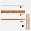 MOKA Traverse - Kit di riempimento per ringhiere in legno - Anteprima dell’immagine prodotto 4