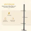 PawHut Katzenbaum Kratzbaum Kletterbaum Höhenverstellbar Produktbild-Vorschau 4