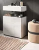 Vira meuble sous lavabo 2 portes blanc brillant, blanc. Voir les images du produit 11