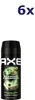 6x Axe Deospray – Wild Green Mojito & Zedernholz 150 ml Produktbild-Vorschau 1