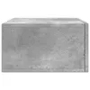 vidaXL Tables de chevet murales 2 pcs. Gris béton 35x35x20 Voir les images du produit 9