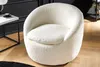 riess-ambiente Drehbarer Design Sessel ALPINE weiß Bouclé Produktbild-Vorschau 3