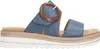 Scarpe da donna Remonte, sandali, comodi, infradito, blu, Anteprima dell’immagine prodotto 12