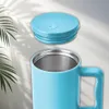 Kuketo | Thermobecher 1,2 L Mit Griff Und Strohhalm – Produktbild-Vorschau 3