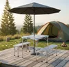 Campingtisch Set GREEN HILL Klapptisch Bank Aluminium Produktbild-Vorschau 2