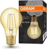 A product shot of an Osram LED filament light bulb next to its packaging. Anteprima dell’immagine prodotto