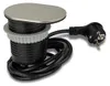 UNITEC Prise de table encastrée Schuko+USB acierd Voir les images du produit 2