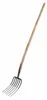 Fourche à fumier 6 dents 135cm 24cm de large, manche en Voir les images du produit 1