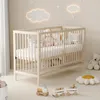 Merax Babybett Kinderbett 60x140cm, Höhenverstellbar Produktbild-Vorschau 2