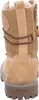 The back view of a single tan boot. Voir les images du produit