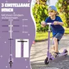 COSTWAY Scooter Kinder Roller, Tretroller mit LED-Räder, Produktbild-Vorschau 2