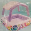 INTEX Piscina quadrata, acquario + tetto 157x157x122 Anteprima dell’immagine prodotto 30