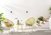 home24 Sitzgruppe - 3-teilig - Stahl / Polyrattan Produktbild-Vorschau 2