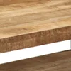 vidaXL Table basse 90x50x38 cm Bois massif rugueux Mango Voir les images du produit 5