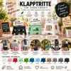 Klapphocker, Klapptritt 22 cm für Kinder faltbar bis 150 kg Produktbild-Vorschau 4