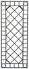 Dekoracja ścienna, metalowa krata, czarna, wys. 114 cm, Podgląd zdjęcia produktu 3
