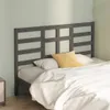 vidaXL Bett-Kopfteil Grau 146x4x104 cm Massivholz Kiefer -  Produktbild-Vorschau 8