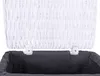 Close-up view of the lid and interior of a white wicker basket. Náhľad obrázku produktu