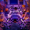 Halloween Deko, 150 cm große Riesenspinne, gruselige Kunst Produktbild-Vorschau 6