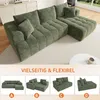 Merax L-förmiges 3-Sitzer Ecksofa, Modulares Cloud-Sofa, Produktbild-Vorschau 7