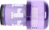 A close-up side view of a vacuum cleaner filter. Produktbild-Vorschau