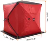 Abri à glace portable VEVOR, tente pop-up isolée pour la Voir les images du produit 8