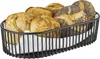 APS All-Rounder Korb oval, Metall, schwarz Anteprima dell’immagine prodotto 2