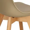Kuchyňská židle Jídelní židle s dřevěnými nohami Náhled obrázku produktu 4