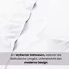 Posteľná bielizeň Renforce "Stone Washed" biela 135x200 Náhľad obrázku produktu 4