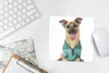 MuchoWow® Mauspad Mousepad Hund - Brille - Hemd - Hipster Produktbild-Vorschau 5