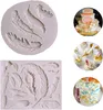2 Stück Federn Fondant Silikonform Backform Silikonformen Produktbild-Vorschau 4